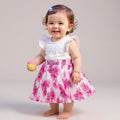 Premium Baby Girls Floral Pleated Skirt (Soft & Comfortable)